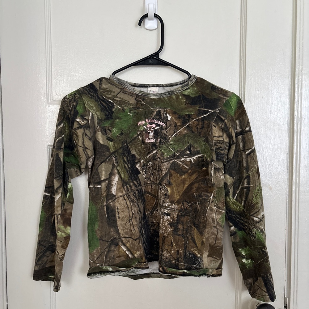 vintage camo long sleeve